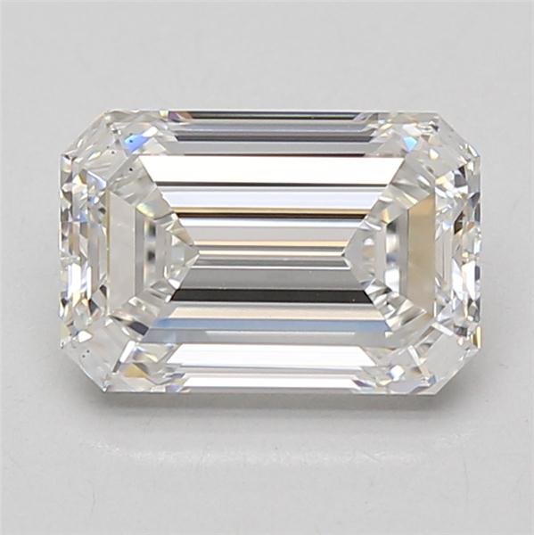 2.53ct D VS2 Rare Carat Ideal Cut Emerald Lab Grown Diamond