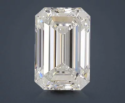 2.53ct D VS2 Rare Carat Ideal Cut Emerald Lab Grown Diamond