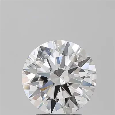 3.01ct E SI2 Rare Carat Ideal Cut Round Diamond