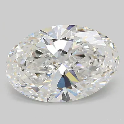 2.51ct D VS1 Rare Carat Ideal Cut Oval Lab Grown Diamond