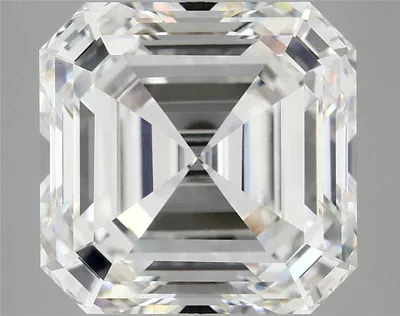 7.82ct F VVS2 Excellent Cut Asscher Lab Grown Diamond