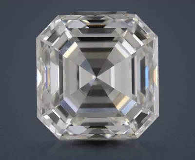 0.90ct H VVS1 Very Good Cut Asscher Diamond