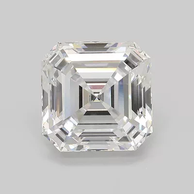 5.05ct E VVS2 Rare Carat Ideal Cut Asscher Lab Grown Diamond
