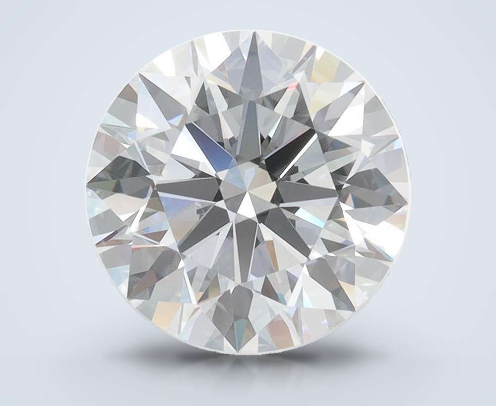 3.42ct D FL Rare Carat Ideal Cut Round Lab Grown Diamond