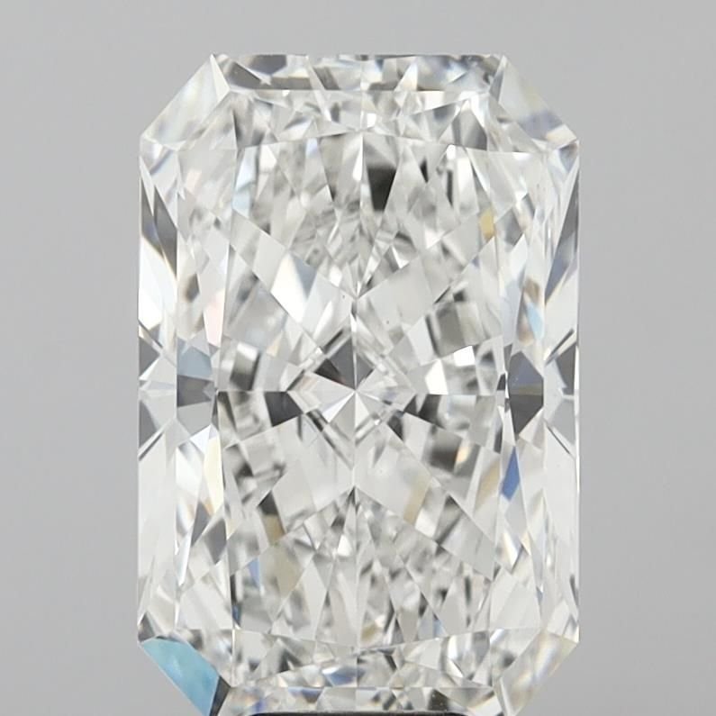 9.04ct F VS1 Rare Carat Ideal Cut Radiant Lab Grown Diamond