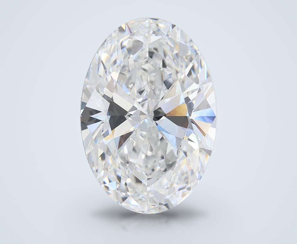 5.01ct D VS1 Rare Carat Ideal Cut Oval Lab Grown Diamond