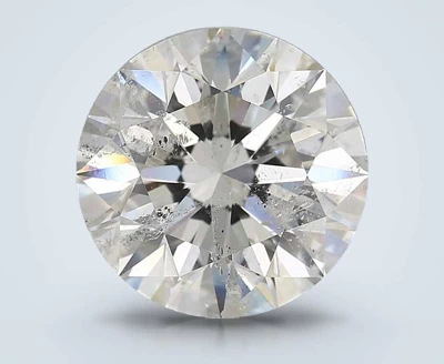 8.01ct G SI2 Rare Carat Ideal Cut Round Diamond