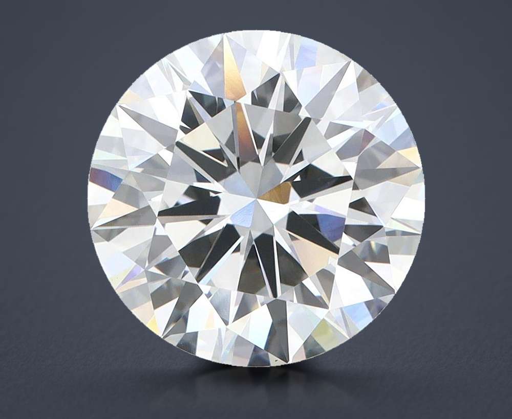 4.02ct G VVS2 Rare Carat Ideal Cut Round Lab Grown Diamond