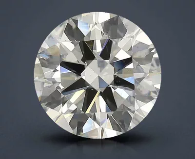 3.08ct K VS2 Rare Carat Ideal Cut Round Diamond
