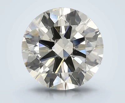 3.08ct K VS2 Rare Carat Ideal Cut Round Diamond