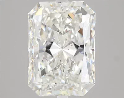 3.70ct G SI1 Rare Carat Ideal Cut Radiant Diamond