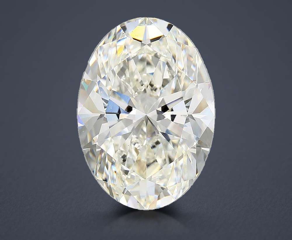 7.02ct I VS2 Rare Carat Ideal Cut Oval Diamond