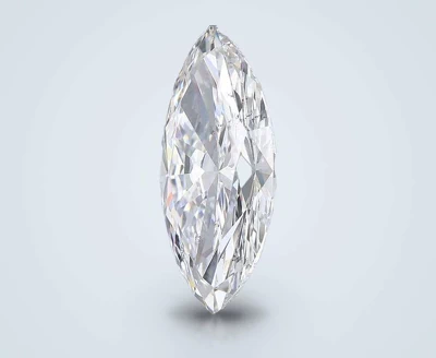 4.02ct F SI1 Rare Carat Ideal Cut Marquise Lab Grown Diamond