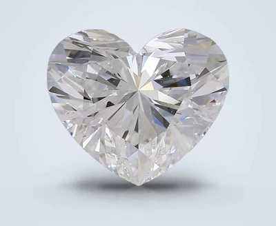 4.17ct D VS2 Rare Carat Ideal Cut Heart Diamond