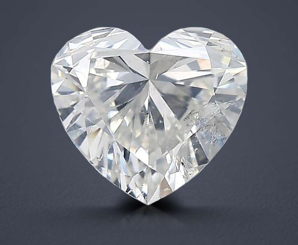 2.01ct H SI2 Very Good Cut Heart Diamond