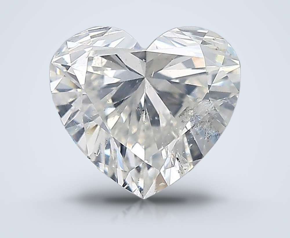 2.01ct H SI2 Very Good Cut Heart Diamond