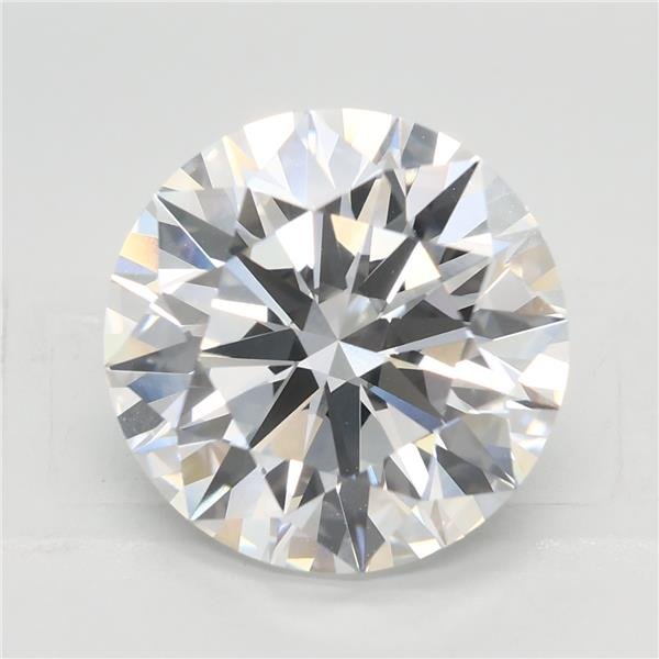 5.06ct E VVS2 Rare Carat Ideal Cut Round Lab Grown Diamond