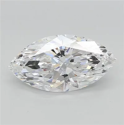 3.05ct E VVS2 Rare Carat Ideal Cut Marquise Lab Grown Diamond