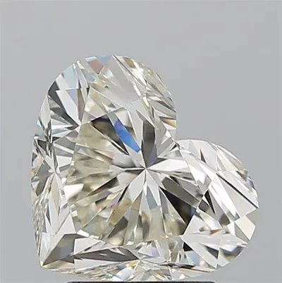3.01ct J VVS1 Rare Carat Ideal Cut Heart Diamond