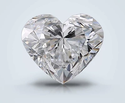 0.91ct D SI1 Rare Carat Ideal Cut Heart Diamond