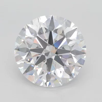 6.03ct D VVS1 Rare Carat Ideal Cut Round Lab Grown Diamond