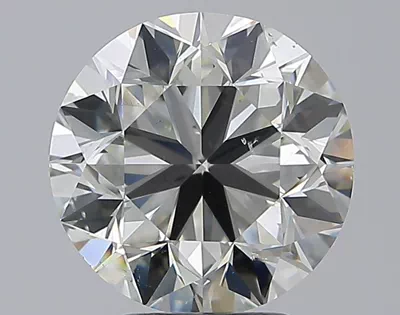 4.00ct K SI1 Very Good Cut Round Diamond