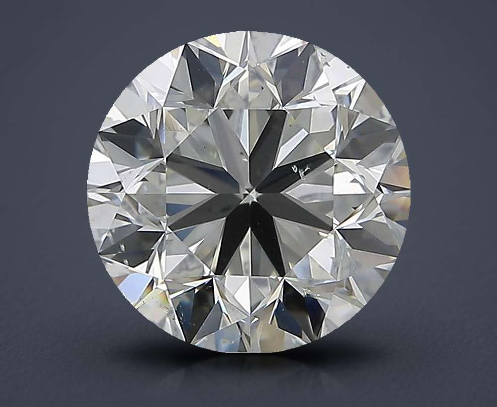 4.00ct K SI1 Very Good Cut Round Diamond