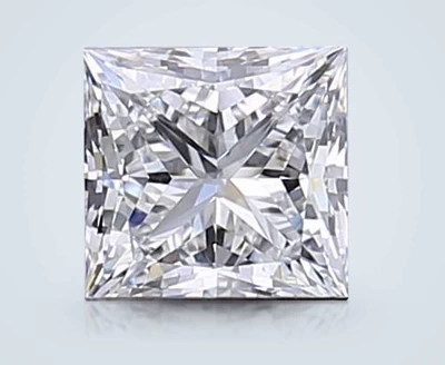 0.54ct D VVS1 Rare Carat Ideal Cut Princess Lab Grown Diamond