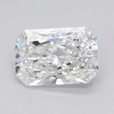 1.08ct D VVS2 Rare Carat Ideal Cut Radiant Lab Grown Diamond