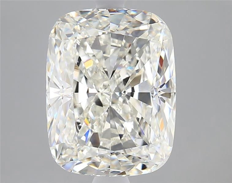 4.03ct I SI1 Rare Carat Ideal Cut Cushion Diamond