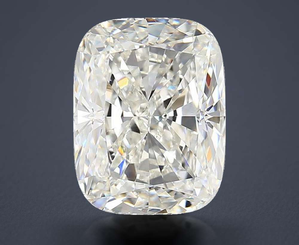 4.03ct I SI1 Rare Carat Ideal Cut Cushion Diamond