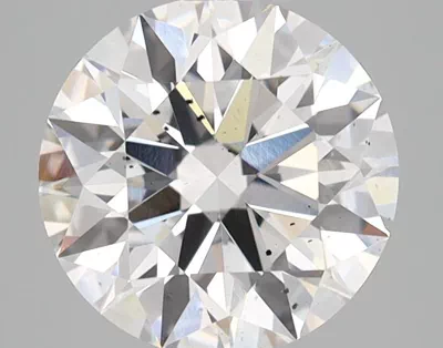 2.10ct E SI1 Rare Carat Ideal Cut Round Lab Grown Diamond