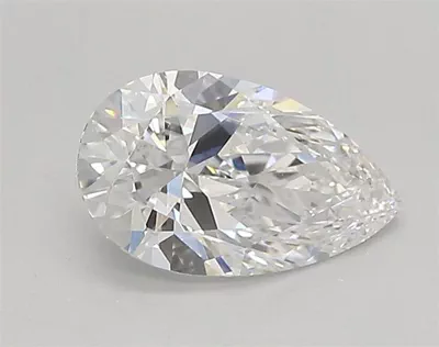 0.85ct D VVS1 Rare Carat Ideal Cut Pear Lab Grown Diamond