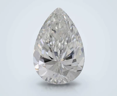 7.01ct H SI2 Very Good Cut Pear Diamond