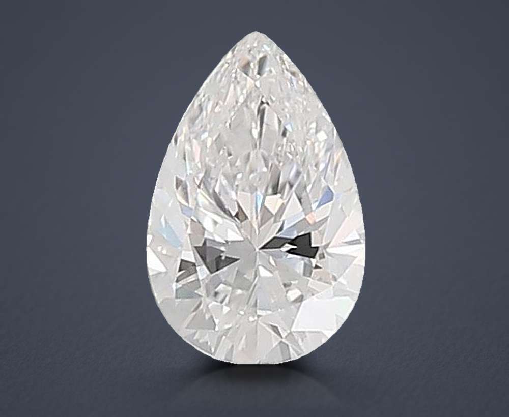 1.41ct E VS1 Very Good Cut Pear Lab Grown Diamond