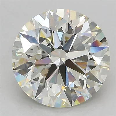 3.02ct J VS1 Excellent Cut Round Lab Grown Diamond
