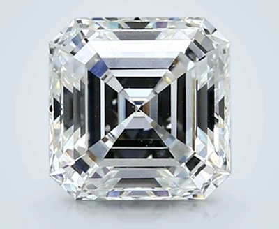 3.20ct I VS2 Rare Carat Ideal Cut Asscher Diamond
