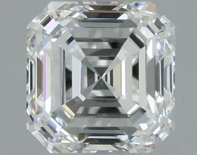 0.60ct F VS1 Rare Carat Ideal Cut Asscher Diamond