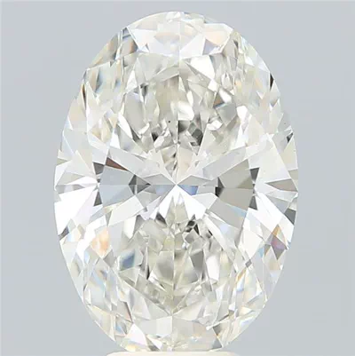 6.19ct H VS1 Rare Carat Ideal Cut Oval Lab Grown Diamond