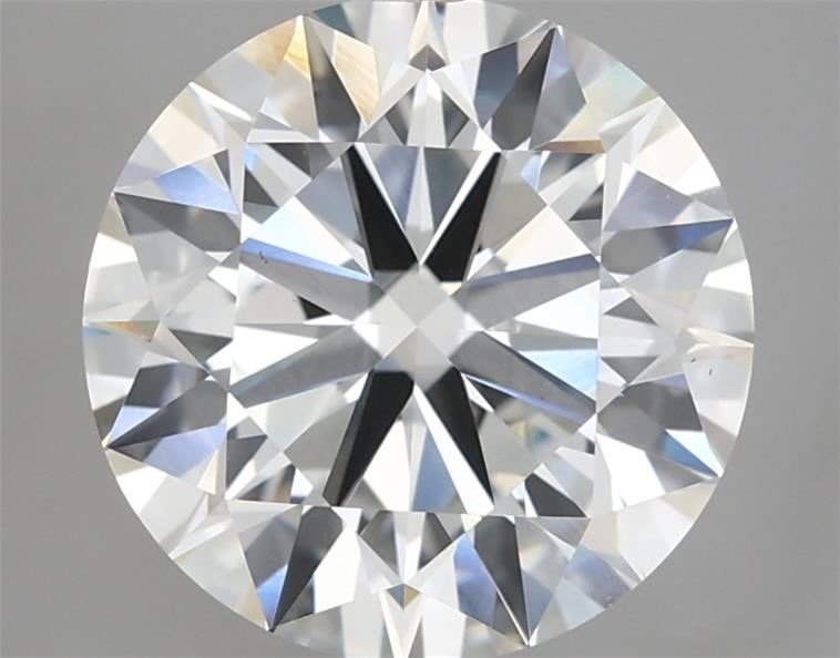 3.72ct H VVS2 Rare Carat Ideal Cut Round Lab Grown Diamond
