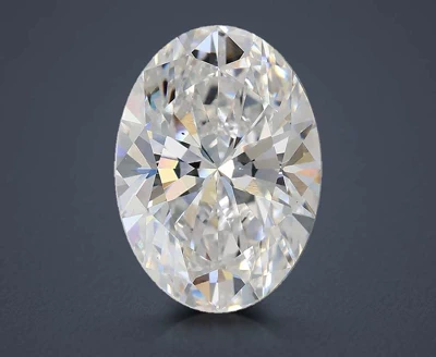 3.55ct D VS1 Rare Carat Ideal Cut Oval Lab Grown Diamond