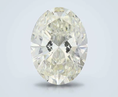 3.37ct J SI1 Rare Carat Ideal Cut Oval Diamond