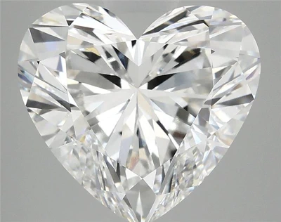 6.21ct E VVS2 Rare Carat Ideal Cut Heart Lab Grown Diamond