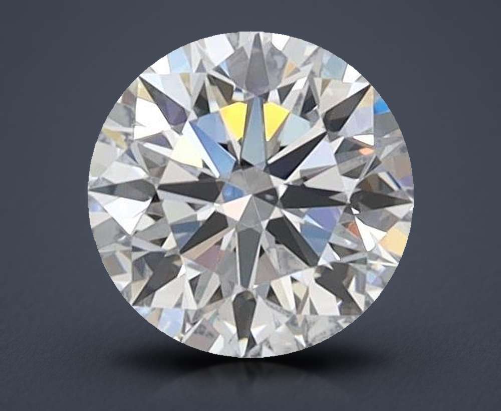 0.61ct D FL Rare Carat Ideal Cut Round Lab Grown Diamond