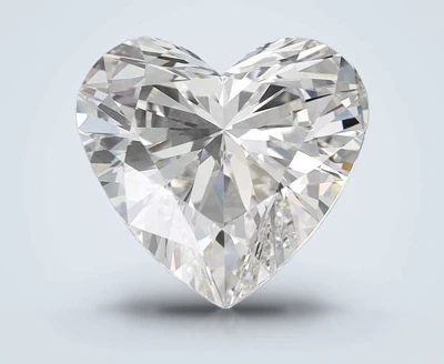 3.06ct G VS2 Rare Carat Ideal Cut Heart Lab Grown Diamond