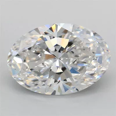 2.01ct E VVS2 Rare Carat Ideal Cut Oval Lab Grown Diamond