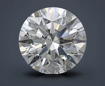3.21ct I SI2 Rare Carat Ideal Cut Round Diamond