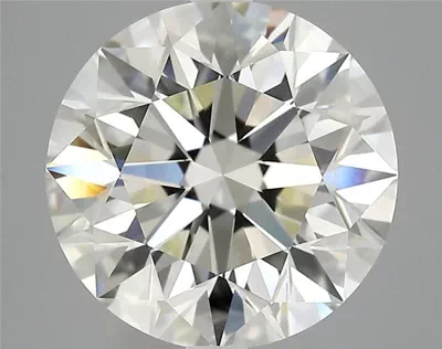 4.01ct J VVS1 Excellent Cut Round Diamond