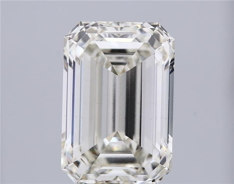 12.03ct I VS1 Rare Carat Ideal Cut Emerald Lab Grown Diamond