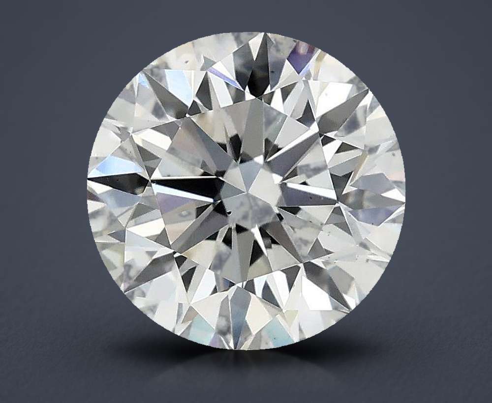 2.45ct E VS2 Excellent Cut Round Lab Grown Diamond